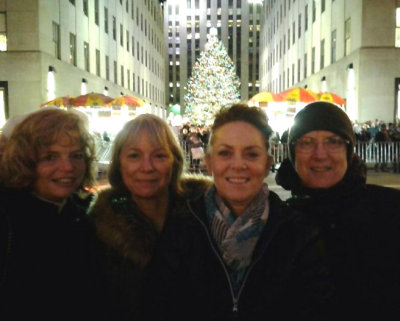 With Mary, Terry and Penny at Madison Square Garden