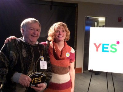 Honoring Bernie at the 2016 Annual Y.E.S. Celebration