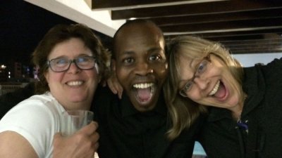 Rooftop Amarula with Elaine, Ramsey and Bernie