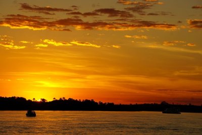 Sunset cruise on the Zambezi