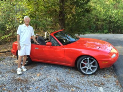 My father and his Miata