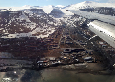 Longyearbyen from the air