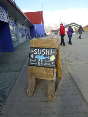 Sushi even in Longyearbyen!