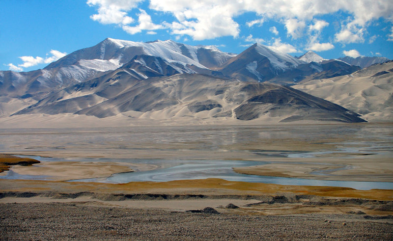 Kumtagh Sand Mountain, Ghez River Valley, Karakoram Highway, Xinjiang, China