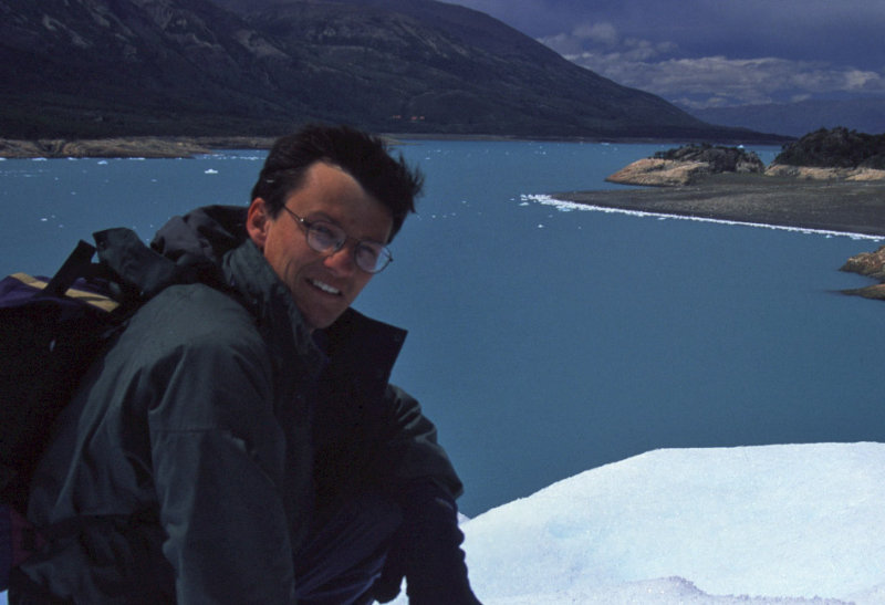 On Perito Moreno Glacier in my younger days (1997), Argentina