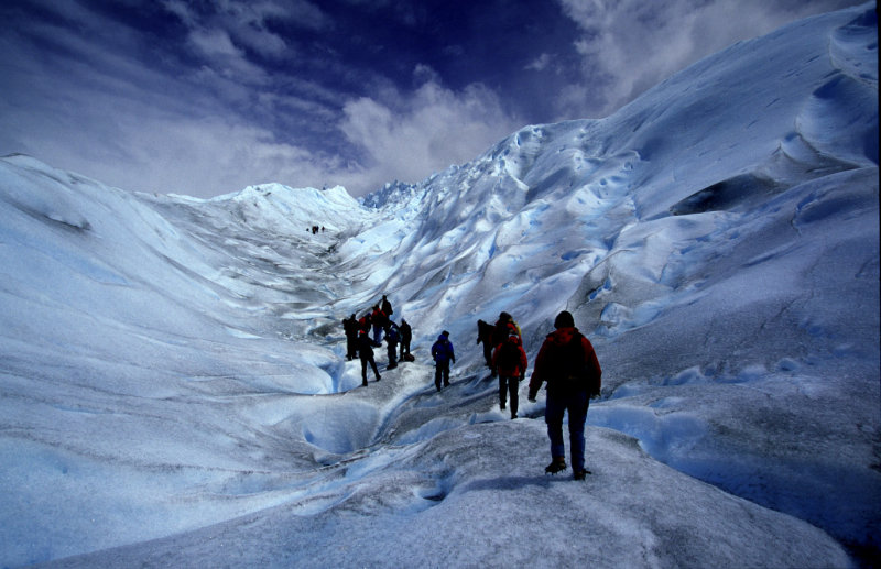 Climbing the Perito Moreno Glacier, Argentina