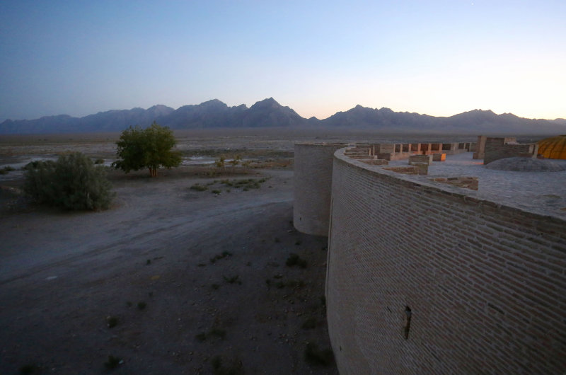 Dusk from Zein-o Din Caravanserai, Yazd