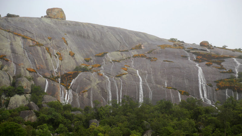 Waterfalls after thunderstorm, Matobo Hills, Zimbabwe