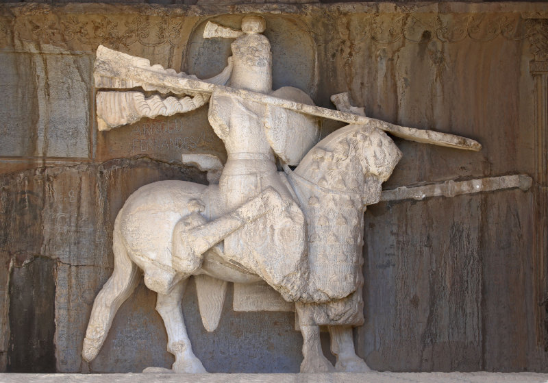 Khosrow II on his charger