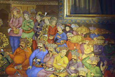 Reception by Shah Abbas I of Vali Mohammed Khan Uzbek, King of Turkistan in 1621, Esfahan, Iran