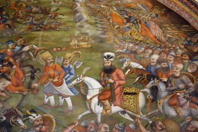 Battle of Chaldiran between Shah Ismail I and the Ottoman Sultan Suleiman in 1514 at Chaldoran, Esfahan, Iran