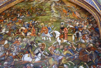 Battle of Chaldiran between Shah Ismail I and the Ottoman Sultan Suleiman in 1514 at Chaldoran, Esfahan, Iran