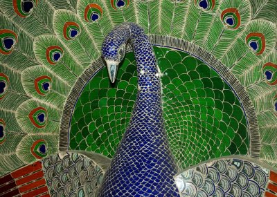 Peacock, City Palace, Udaipur