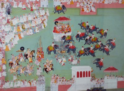 Rajput Painting, City Palace, Udaipur, India