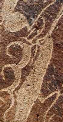stylized Reindeer on Deer Stones, Uushgii Ovor