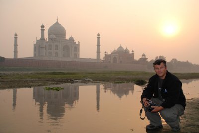 Richard, Taj Mahal, Agra
