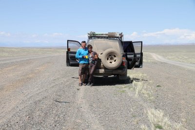 Travelling across Mongolia