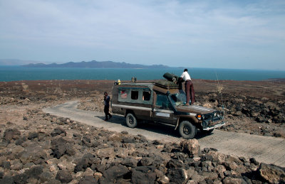 Truck Stop, Lake Turkana, Northern Frontier District, Kenya