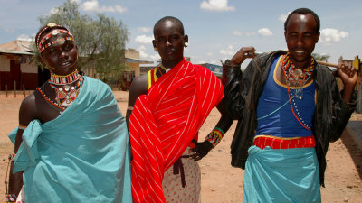 Samburu Morans, Northern Frontier District, Kenya