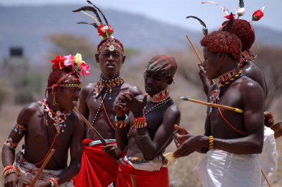 Samburu Dancers, Kenya