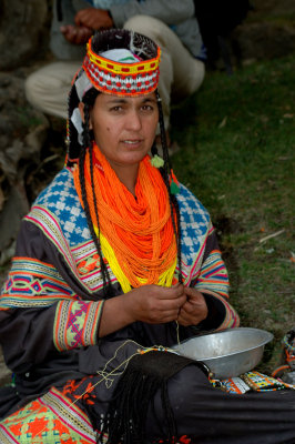 Kalash woman, Rombir Valley, Chitral