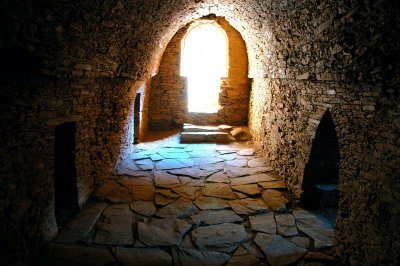 Grainery, Takht-i-Bahi Monastery, North West Frontier, Pakistan