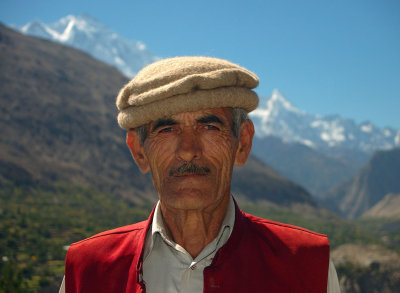 Proud Grandfather, Karimabad, Hunza Valley, Pakistan