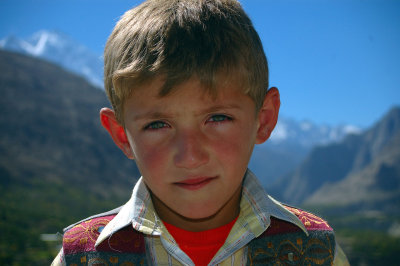 Young Boy, Karimabad, Hunza Valley, Pakistan