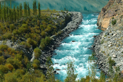 Ghizer River, Gupis, Hindu Kush, Pakistan