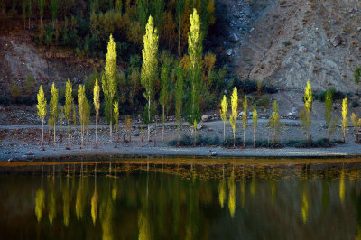 Reflections, Phandar Lake, Hindu Kush, Pakistan