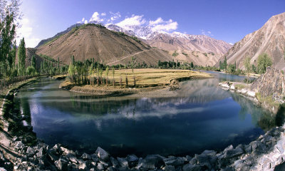 Ghizer River, Phander, Hindu Kush, Pakistan