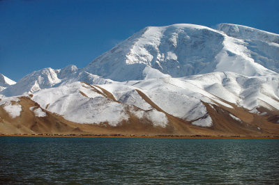 Muztagh Ata and Karakul Lake, Xinjiang, China
