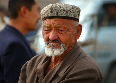 Uyghur, Kashgar Sunday Animal Market, Xinjiang, China