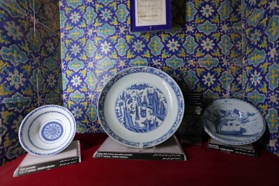 Ancient Chinese Pottery in the Porcelain House, Sheikh Safi-al-Din Mausoleum, Ardabil, Iran