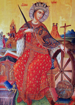 The martyr St Katherine