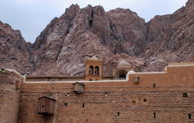St Katherine's Monastery with Mt Sinai
