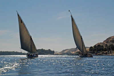 Feluccas on the Nile