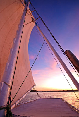 Sunset on a Felucca