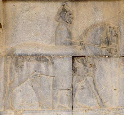 European Scythians, Apadana Staircase, Persepolis - Levels Adjusted