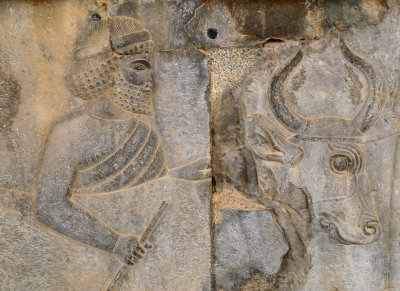 Zarangian Delegation, Apadana Staircase, Persepolis - Levels adjusted