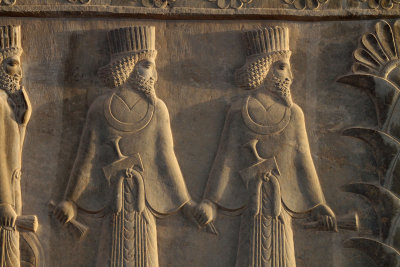 Persian and Median dignitaries, Northern Staircase, Tripylon, Persepolis