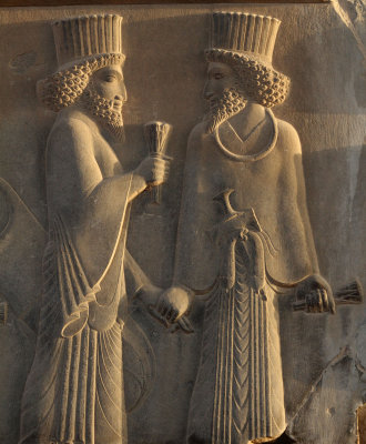 Persian and Median dignitaries, Northern Staircase, Tripylon, Persepolis