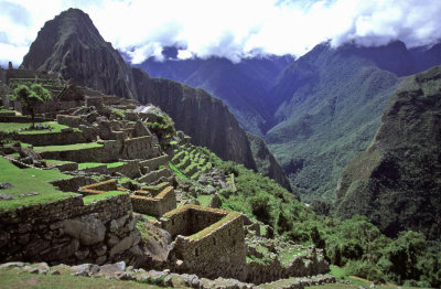 Machu Picchu with terraces
