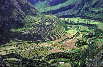 The first ruins on the Inca Trail (in the shape of a python)