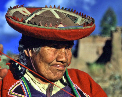 Old Indian Woman, Chinchero, Peru