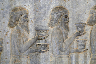 Parthians (Arachosians), Apadana Staircase, Persepolis - Levels adjusted