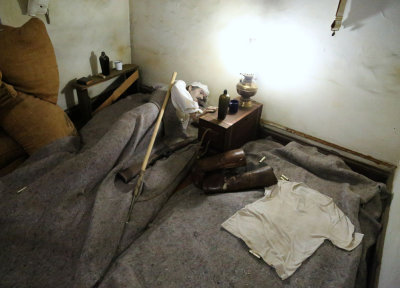 Re-enactment of the patients in the makeshift hospital at Rorke's Drift