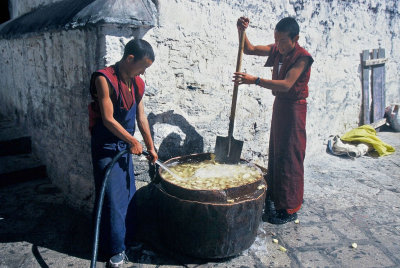 Making Lunch, Drepung Monastery, Lhasa