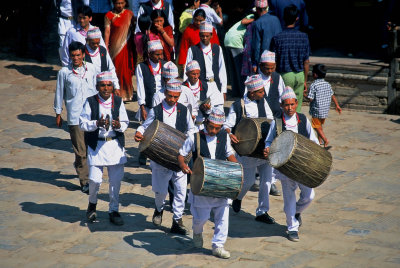 Musicians, Bhaktapur, Kathmandu