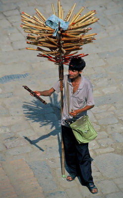 Flute Seller, Bhaktapur, Kathmandu